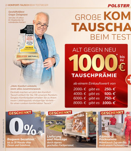 Polster Aktuell Prospekt - Bis zu 1000€ Tauschprämie - Seite 2