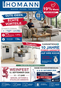 Möbel Homann Prospekt - Angebote ab 27.08.