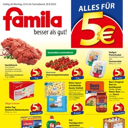 famila Prospekt - Angebote ab 25.09.