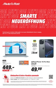 MediaMarkt Prospekt - Smarte Neueröffnung ab 14. November