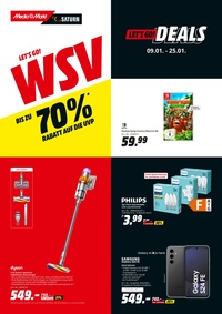 MediaMarkt Prospekt - WSV bis zu 70% Rabatt auf die UVP