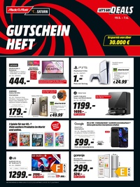 MediaMarkt Saturn Prospekt - Gutscheinheft