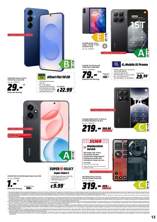 Vorschau des MediaMarkt Saturn Prospekts - Handy & Smartphone, Seite 13