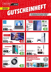 MediaMarkt Saturn Prospekt - Gutscheinheft