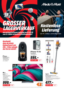 MediaMarkt Saturn Prospekt - GROSSER LAGERVERKAUF