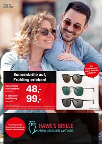 Hawe's Brille Prospekt - Angebote ab 27.02.