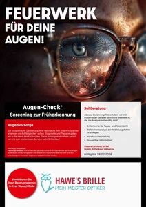Hawe's Brille Prospekt - Angebote ab 08.01.