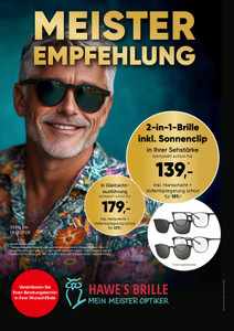 Hawe's Brille Prospekt - Angebote ab 03.07.