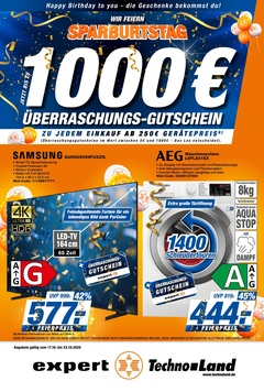 expert Techno.Land Prospekt - Angebote ab 17.10.
