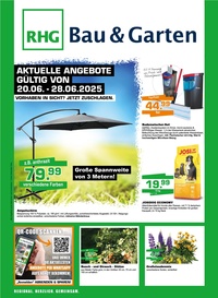 RHG Prospekt - RHG Bau & Garten