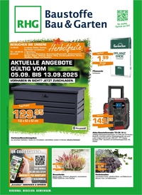 RHG Prospekt - RHG Baustoffe Bau & Garten