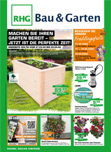 RHG Prospekt - Machen Sie Ihren Garten bereit - jetzt ist die perfekte Zeit