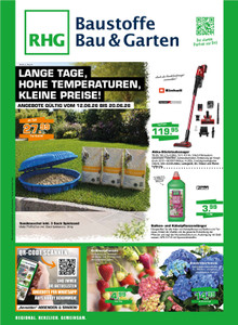RHG Prospekt - Lange Tage, hohe Temperaturen, kleine Preise!