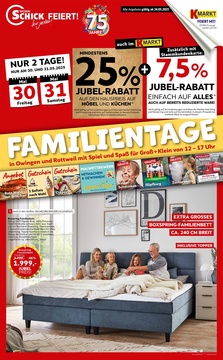 Wohn Schick Prospekt - Familientage
