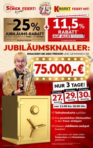 Wohn Schick Prospekt - Jubiläums Rabatt