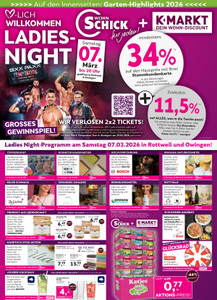 Wohn Schick Prospekt - Ladies Night