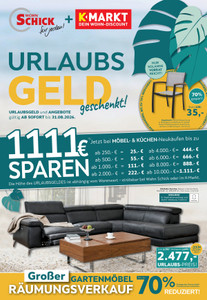 Wohn Schick Prospekt - Urlaubsgeld