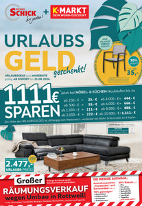 Wohn Schick Prospekt - Urlaubsgeld