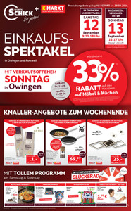 Wohn Schick Prospekt - Einkaufs-Spektakel