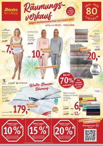 Dieler Prospekt - Räumungsverkauf