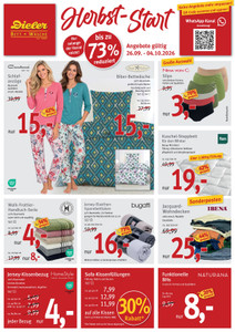 Dieler Prospekt - Herbst-Start