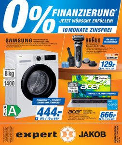 expert Jakob Prospekt - 0% Finanzierung