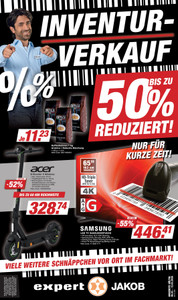 expert Jakob Prospekt - Inventur-Verkauf