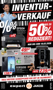 expert Jakob Prospekt - Inventur-Verkauf