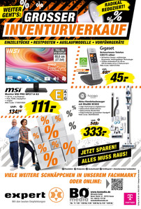 expert Prospekt - Bomedia Inventurverkauf