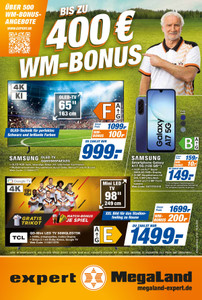 expert Prospekt - Bis zu 400 € WM Bonus