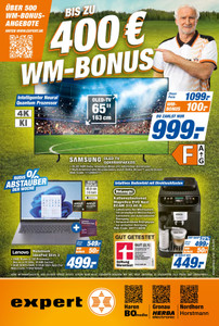 expert Prospekt - Fernseher gratis