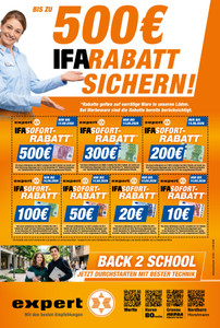 expert Prospekt - 500€ IRA Rabatt