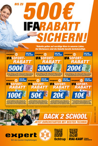 expert Prospekt - 500€ IRA Rabatt