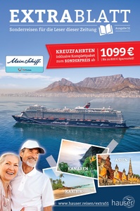 Hauser Reisen Prospekt - 2025 KW 14 | Hauser Extrablatt 51 Mein Schiff Kreuzfahrten