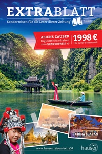 Hauser Reisen Prospekt - Extrablatt