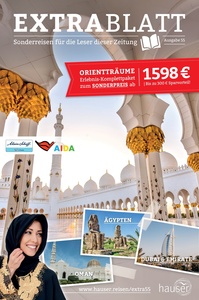 Hauser Reisen Prospekt - Hauser Reisen Extrablatt 55