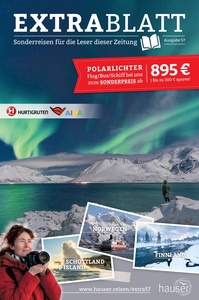 Hauser Reisen Prospekt - Hauser Extrablatt Ausgabe 57