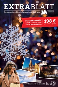 Hauser Reisen Prospekt - Festtagsreisen