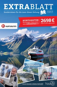 Hauser Reisen Prospekt - Extrablatt Ausgabe 63