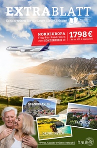 Hauser Reisen Prospekt - Hauser Extrablatt 66