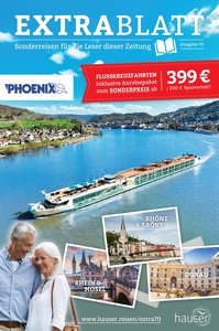 Hauser Reisen Prospekt - Extrablatt 70