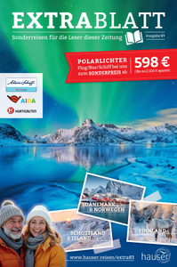 Hauser Reisen Prospekt - Hauser Extrablatt 83