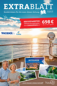 Hauser Reisen Prospekt - Extrablatt