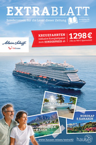 Hauser Reisen Prospekt - Extrablatt 92
