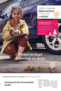 Autohaus Ummenhofer Prospekt - Räderwechsel