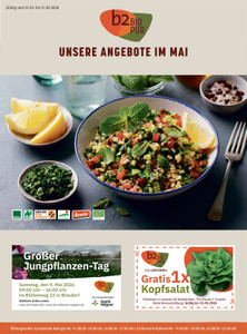 b2 Bio Prospekt - Angebote im Mai