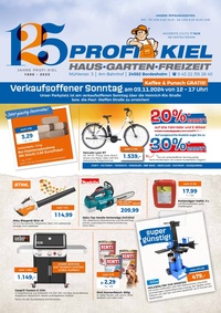 Profi Kiel Prospekt - Verkaufsoffener Sonntag am 03.11.2024