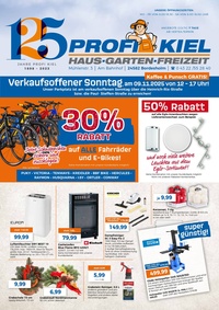 Profi Kiel Prospekt - Verkaufsoffener Sonntag am 09.11.2025