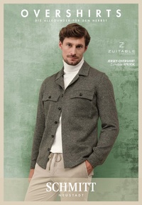 Modehaus Schmitt Prospekt - Overshirts - Allrounder für den Herbst