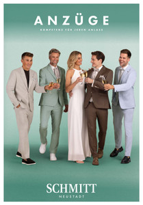 Modehaus Schmitt Prospekt - Anzüge - Kompetenz für jeden Anlass